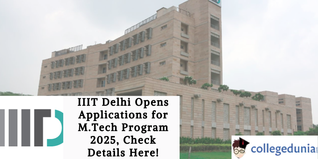 IIIT Delhi Opens Applications for M.Tech Program 2025, Check Details Here!